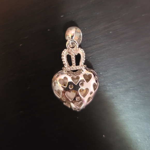 JUICY diamond charm and earring set (tanzanite, cubic zirconia, & 18k gold) - Picture 3 of 3